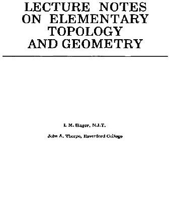 خرید و دانلود نسخه کامل کتاب Lecture notes on elementary topology and geometry