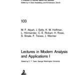 خرید و دانلود نسخه کامل کتاب Lectures in Modern Analysis and Applications I