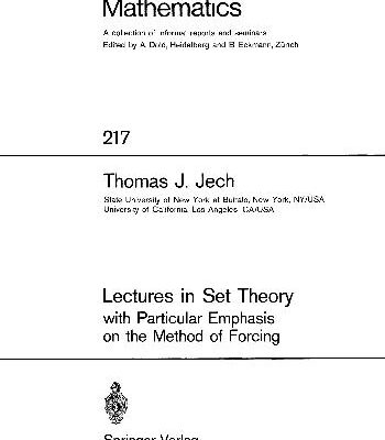 خرید و دانلود نسخه کامل کتاب Lectures in Set Theory with Particular Emphasis on the Method of Forcing