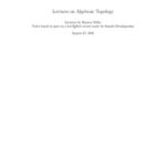 خرید و دانلود نسخه کامل کتاب Lectures on Algebraic Topology