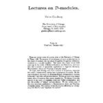 خرید و دانلود نسخه کامل کتاب Lectures on D-modules