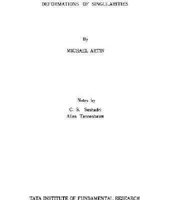 خرید و دانلود نسخه کامل کتاب Lectures on deformations of singularities