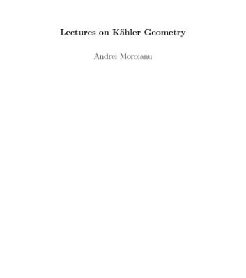 خرید و دانلود نسخه کامل کتاب Lectures on Kaehler geometry