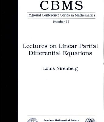 خرید و دانلود نسخه کامل کتاب Lectures on Linear Partial Differential Equations
