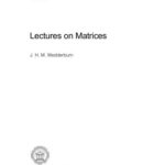 خرید و دانلود نسخه کامل کتاب Lectures on Matrices