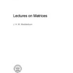 خرید و دانلود نسخه کامل کتاب Lectures on Matrices