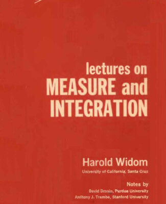 خرید و دانلود نسخه کامل کتاب Lectures on Measure and Integration