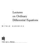 خرید و دانلود نسخه کامل کتاب Lectures on Ordinary Differential Equations