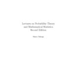 خرید و دانلود نسخه کامل کتاب Lectures on Probability Theory and Mathematical Statistics