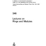 خرید و دانلود نسخه کامل کتاب Lectures on Rings and Modules