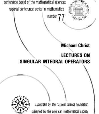 خرید و دانلود نسخه کامل کتاب Lectures on singular integral operators
