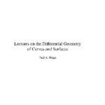خرید و دانلود نسخه کامل کتاب Lectures on the differential geometry of curves and surfaces