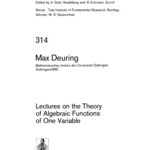 خرید و دانلود نسخه کامل کتاب Lectures on the Theory of Algebraic Functions of One Variable