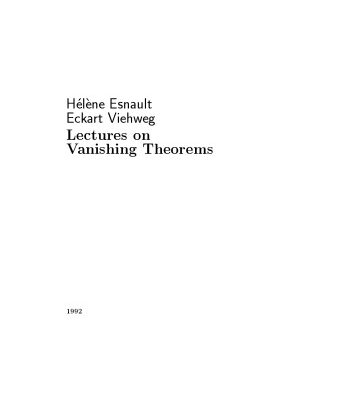 خرید و دانلود نسخه کامل کتاب Lectures on Vanishing Theorems