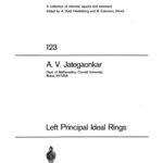 خرید و دانلود نسخه کامل کتاب Left principal ideal rings