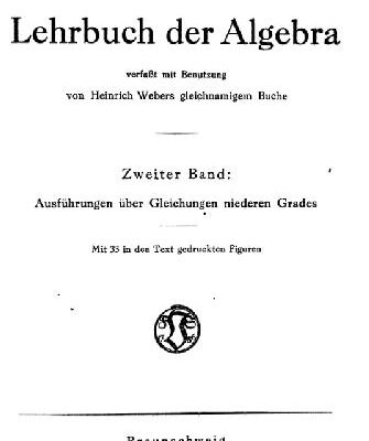 خرید و دانلود نسخه کامل کتاب Lehrbuch der Algebra
