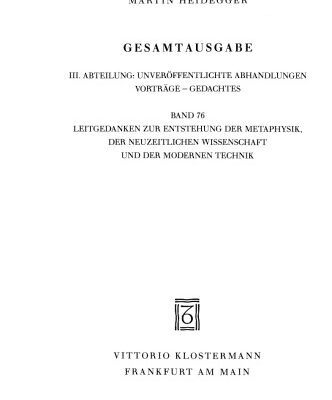 خرید و دانلود نسخه کامل کتاب Leitgedanken zur Entstehung der Metaphysik, der neuzeitlichen Wissenschaft und der modernen Technik