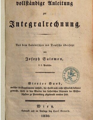 خرید و دانلود نسخه کامل کتاب Leonhard Eulers vollstäntige Anleitung zur Integralrechnung