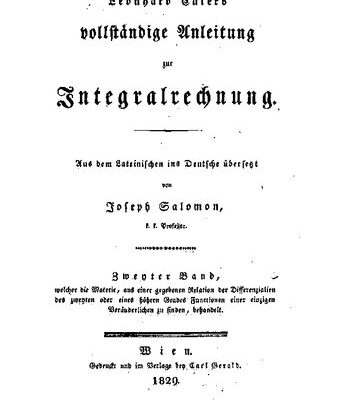 خرید و دانلود نسخه کامل کتاب Leonhard Eulers vollstäntige Anleitung zur Integralrechnung