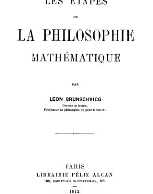 خرید و دانلود نسخه کامل کتاب Les étapes de la philosophie mathématique