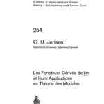 خرید و دانلود نسخه کامل کتاب Les Foncteurs Derives de lim et leurs Applications en Theorie des Modules