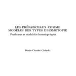خرید و دانلود نسخه کامل کتاب Les Préfaisceaux Comme Modèles des Types d’Homotopie