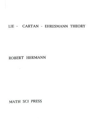 خرید و دانلود نسخه کامل کتاب Lie-Cartan-Ehresmann Theory