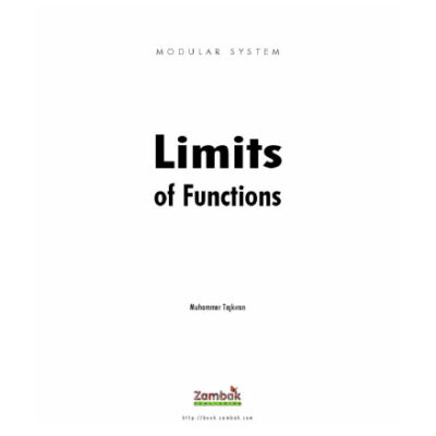 خرید و دانلود نسخه کامل کتاب Limits of Functions (Zambak)