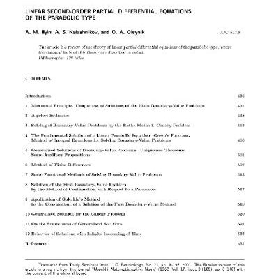 خرید و دانلود نسخه کامل کتاب Linear 2nd-order PDEs of the parabolic type (JMS, vol. 108, p. 435)