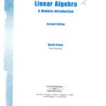 خرید و دانلود نسخه کامل کتاب Linear Algebra: A Modern Introduction