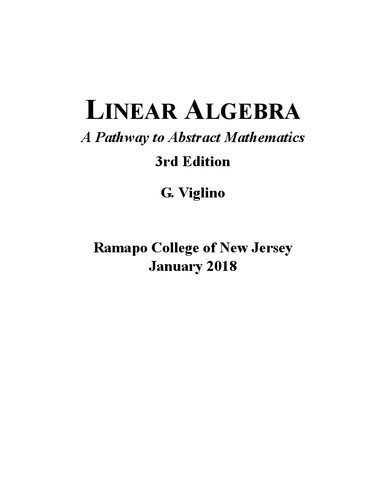 خرید و دانلود نسخه کامل کتاب Linear Algebra: A Pathway to Abstract Mathematics_689833af0523c.jpeg خرید و دانلود نسخه کامل کتاب Linear Algebra: A Pathway to Abstract Mathematics