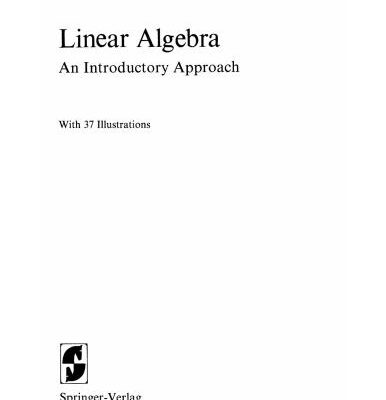 خرید و دانلود نسخه کامل کتاب Linear Algebra: An Introductory Approach
