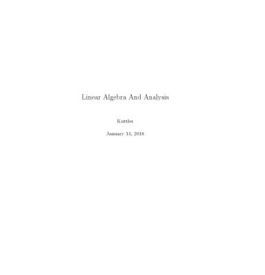 خرید و دانلود نسخه کامل کتاب Linear algebra and analysis