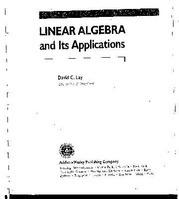 خرید و دانلود نسخه کامل کتاب Linear Algebra And Its Applications