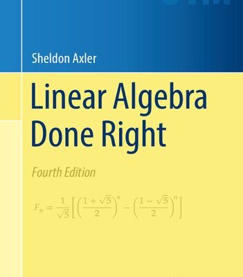 خرید و دانلود نسخه کامل کتاب Linear Algebra Done Right
