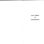 خرید و دانلود نسخه کامل کتاب Linear Algebra for Undergraduates