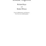 خرید و دانلود نسخه کامل کتاب Linear algebra