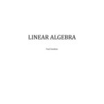 خرید و دانلود نسخه کامل کتاب Linear Algebra