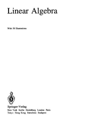 خرید و دانلود نسخه کامل کتاب Linear algebra