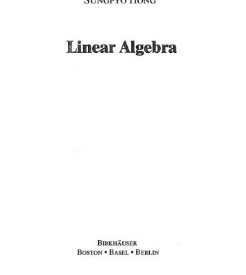 خرید و دانلود نسخه کامل کتاب Linear Algebra