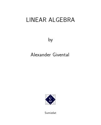 خرید و دانلود نسخه کامل کتاب Linear Algebra
