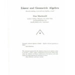 خرید و دانلود نسخه کامل کتاب Linear and Geometric Algebra