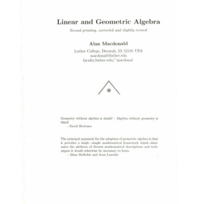 خرید و دانلود نسخه کامل کتاب Linear and Geometric Algebra