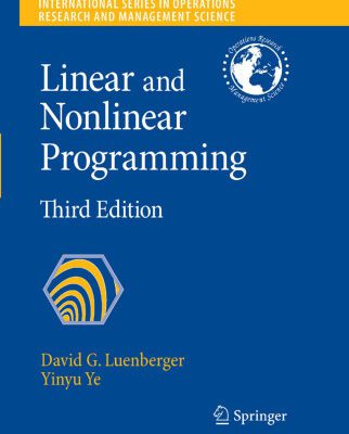 خرید و دانلود نسخه کامل کتاب Linear and nonlinear programming