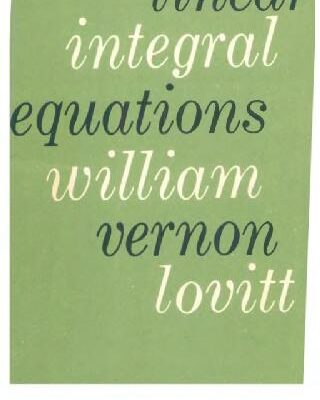 خرید و دانلود نسخه کامل کتاب Linear Integral Equations