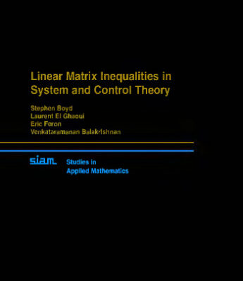 خرید و دانلود نسخه کامل کتاب Linear Matrix Inequalities in System and Control Theory