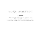 خرید و دانلود نسخه کامل کتاب Lineare Algebra und analytische Geometrie