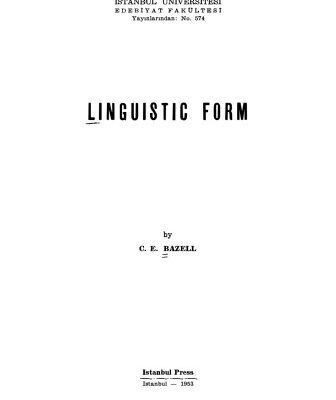 خرید و دانلود نسخه کامل کتاب Linguistic Form