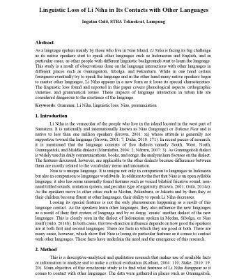 خرید و دانلود نسخه کامل کتاب Linguistic Loss of Li Niha in Its Contacts with Other Languages