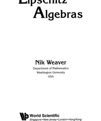 خرید و دانلود نسخه کامل کتاب Lipschitz algebras
